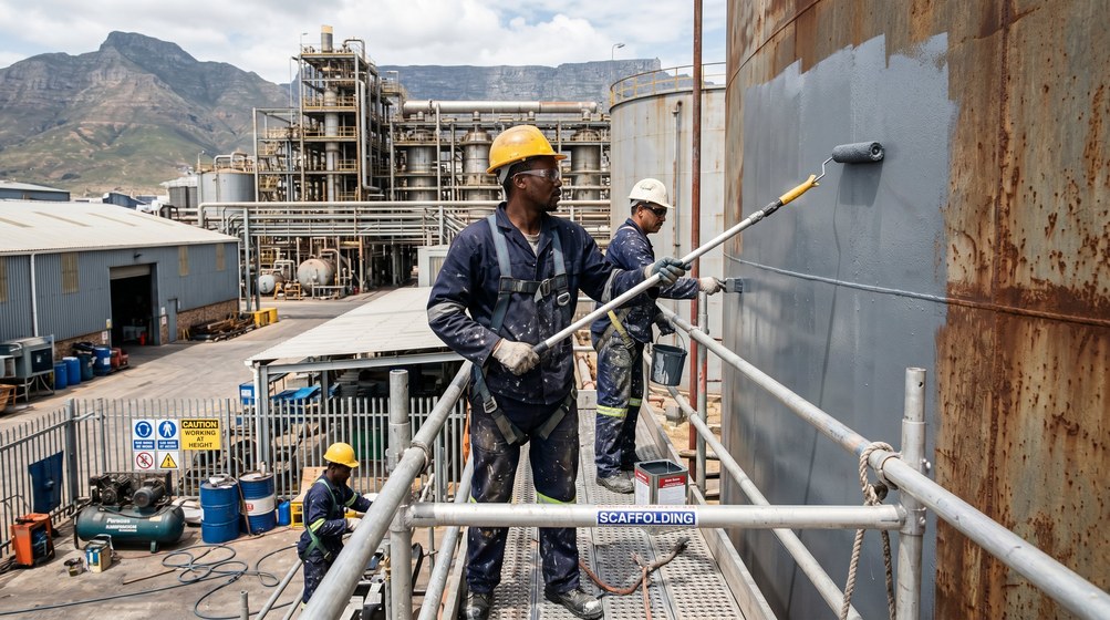 Professional warehouse painting contractors in Vredehoek - Whale Coast industrial specialists